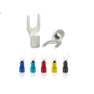 Đầu cos chĩa phủ nhựa SV3.5-5 đỏ, vàng, xanh, đen 