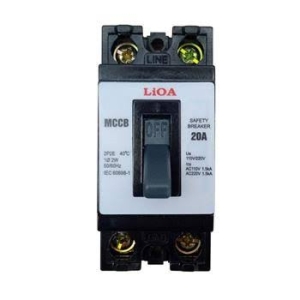 Cầu dao tự động 5A MCCB 2P1E Lioa
