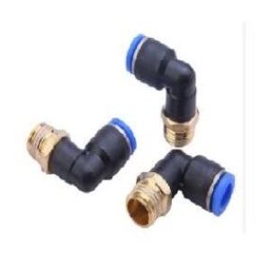 Đầu Nối Khí Nén Cong L Ống 10mm Ren Ngoài 12.7mm, 1/4inch