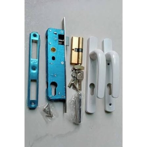 Bộ Khóa Tay Gạt Lắp Cửa Nhôm Hệ 4500 Việt Pháp ( trắng)