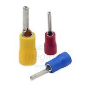 PTV1.25-12 Đầu Cos Pin Đặc 19A Cỡ Dây 0.5-1.5mm2 Màu đỏ, đen, xanh, vàng