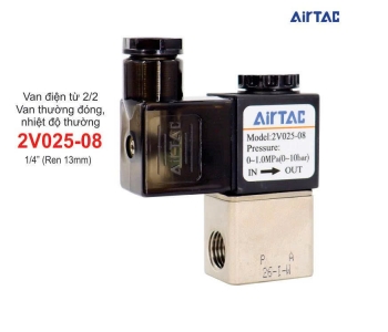 Van Điện Từ Solenoid 2/2 Airtac chính hãng